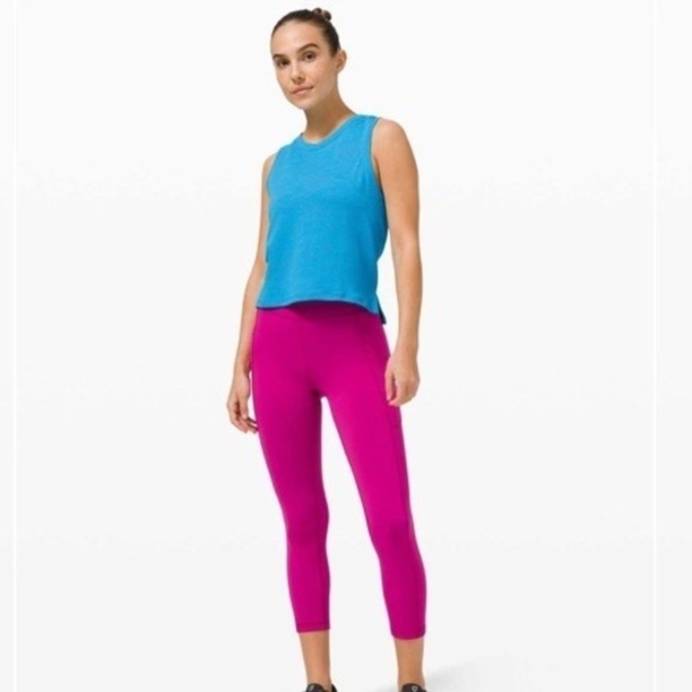 Lululemon Athletica Women's Blue Tank Sport Top Size S